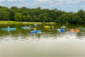 Kayaking at Dominick Lofino Park